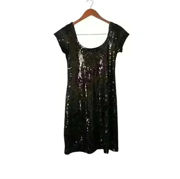 MKM Designs Sequined Dress Black Size Small - Picture 1 of 10